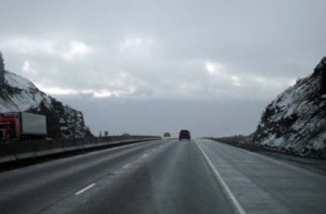 Icy highway/Ryn Gargulinski